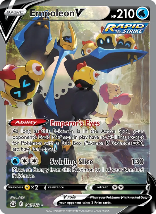 Empoleon V Holo 146/163 Battle Styles Pokémon Card