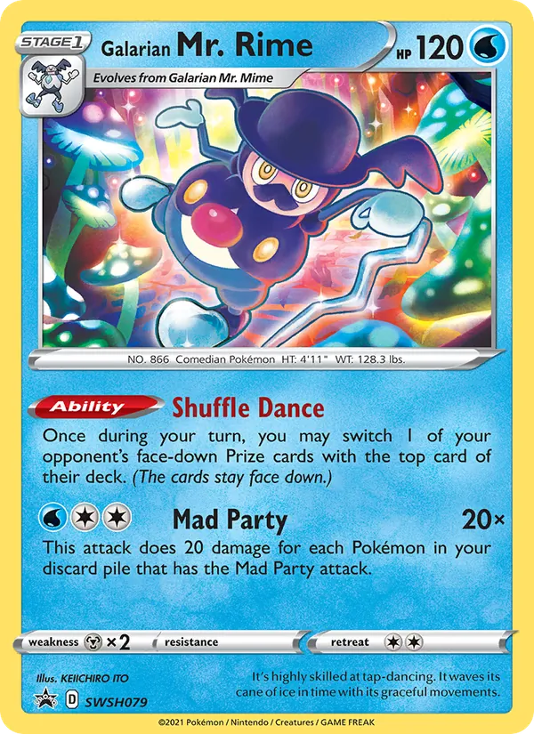 Galarian Mr. Rime Holo WH079/307 SWSH Black Star Promos Pokémon Card