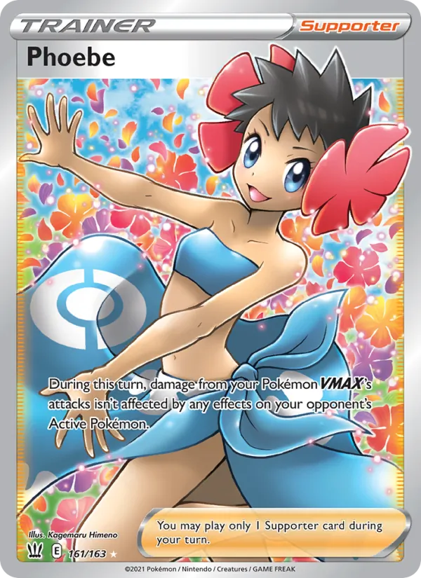 Phoebe Holo 161/163 Battle Styles Pokémon Card