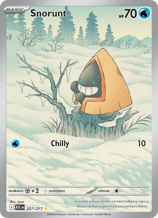 Snorunt Holo 227/217 Ascended Heroes Pokémon Card