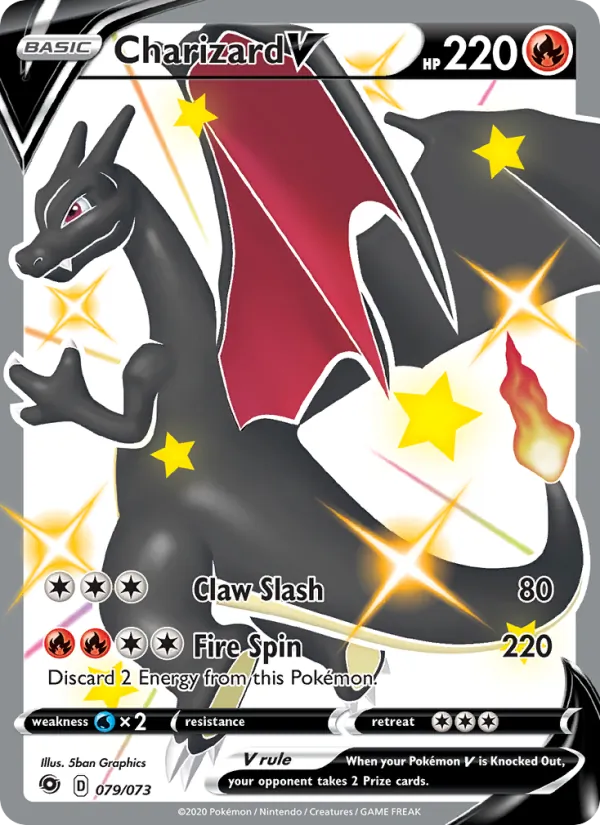 Charizard V Holo 079/73 Champion's Path Pokémon Card