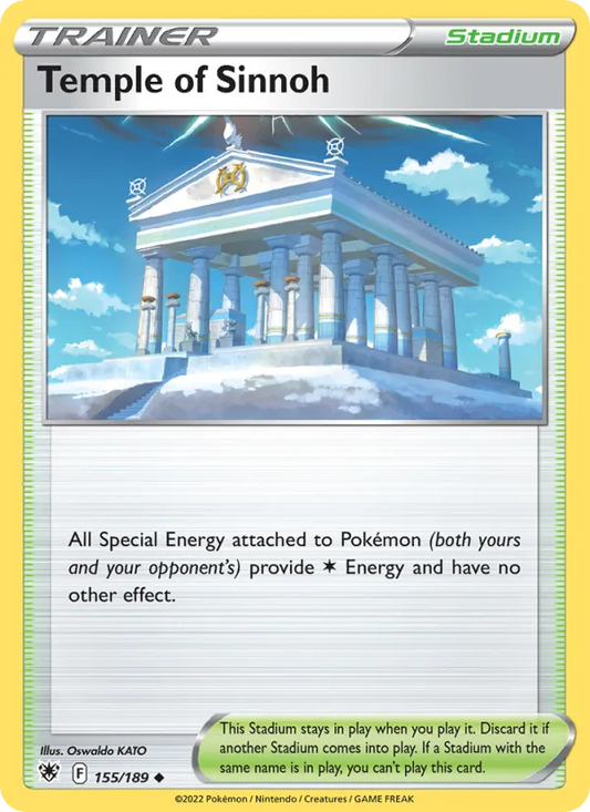 Temple of Sinnoh Normal 155/189 Astral Radiance Pokémon Card