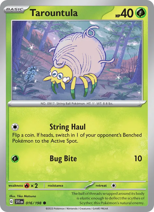 Tarountula Normal 016/198 Scarlet & Violet Pokémon Card