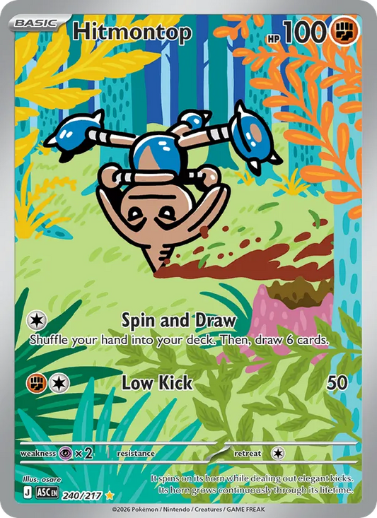 Hitmontop Holo 240/217 Ascended Heroes Pokémon Card