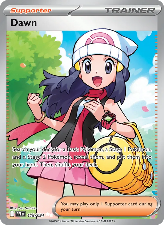 Dawn Holo 118/94 Phantasmal Flames Pokémon Card