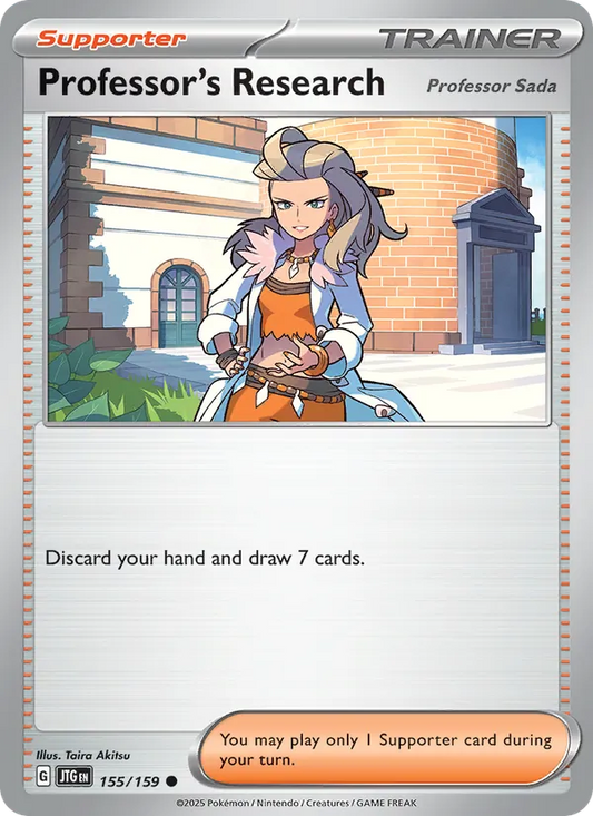 Professor's Research Normal 155/159 Journey Together Pokémon Card
