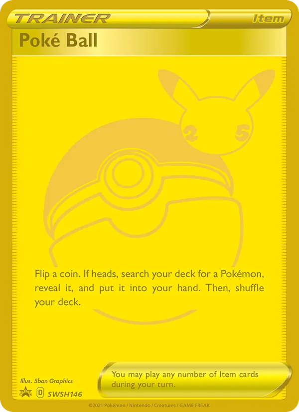 Poké Ball Holo WH146/307 SWSH Black Star Promos Pokémon Card