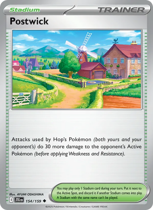 Postwick Normal 154/159 Journey Together Pokémon Card