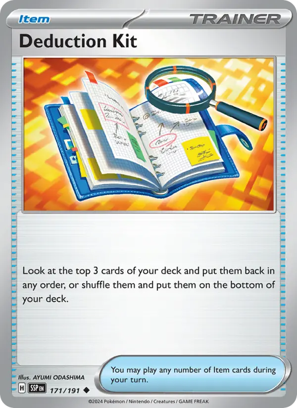 Deduction Kit Reverse Holo 171/191 Surging Sparks Pokémon Card