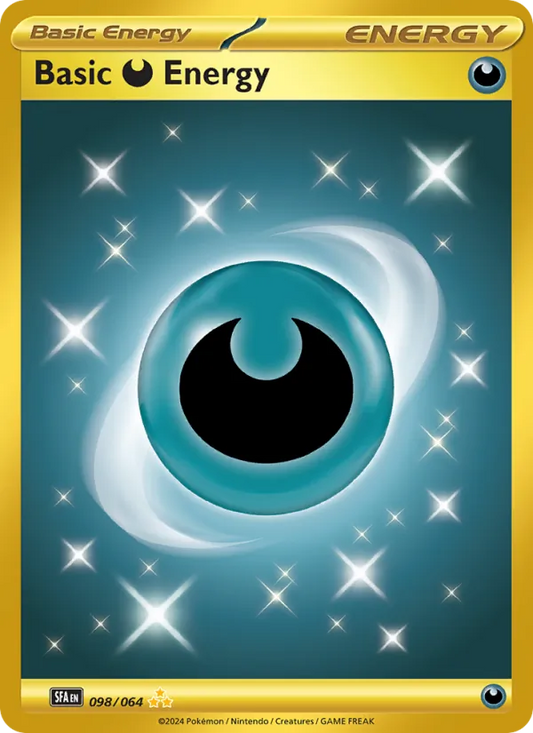 Basic Darkness Energy Holo 098/64 Shrouded Fable Pokémon Card