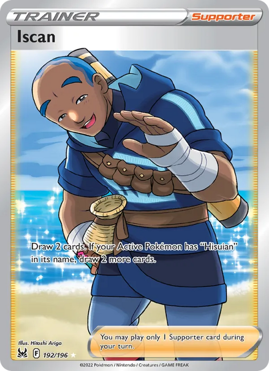 Iscan Holo 192/196 Lost Origin Pokémon Card