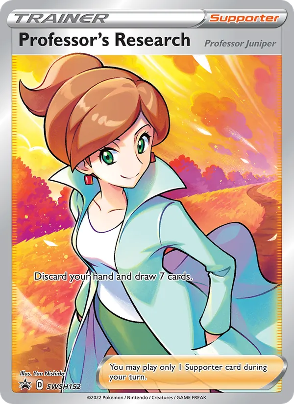 Professor's Research Holo WH152/307 SWSH Black Star Promos Pokémon Card