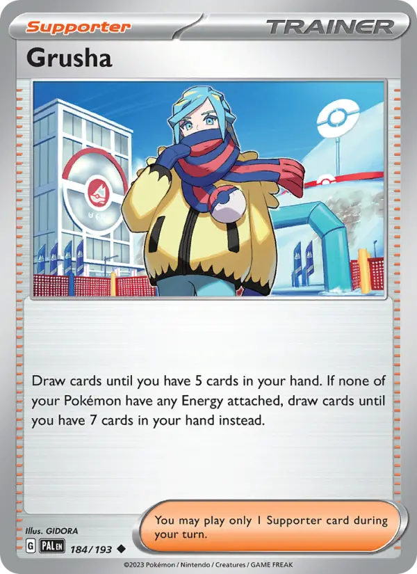 Grusha Non-Foil 184/193 Paldea Evolved Pokémon Card