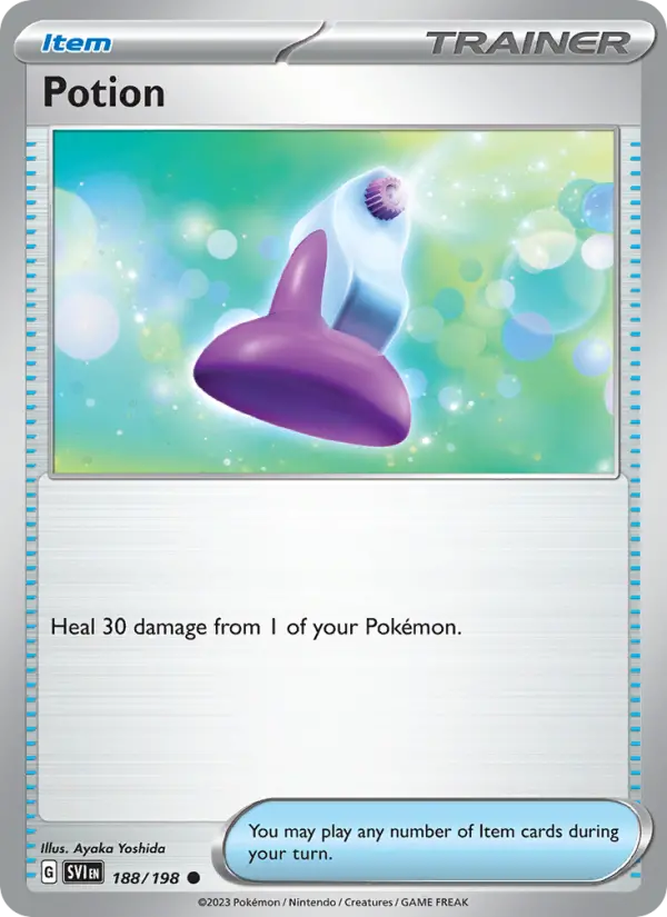 Potion Non-Foil 188/198 Scarlet & Violet Pokémon Card