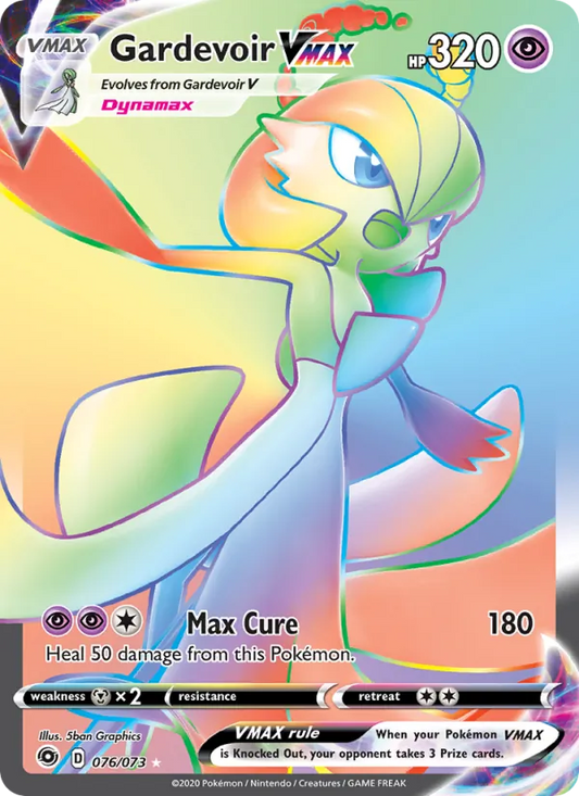 Gardevoir VMAX Holo 076/73 Champion's Path Pokémon Card