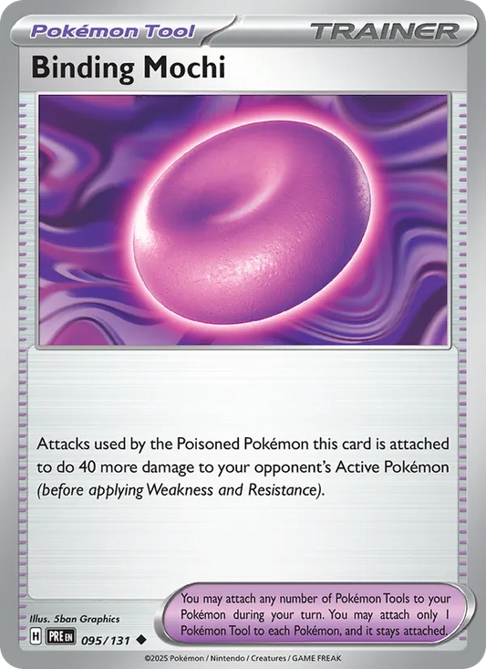Binding Mochi Normal 095/131 Prismatic Evolutions Pokémon Card
