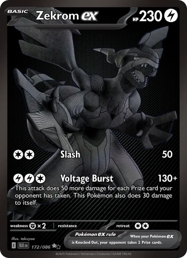 Zekrom ex (BLK) 172