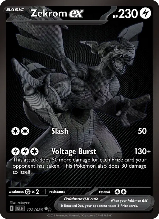 Zekrom ex (BLK) 172