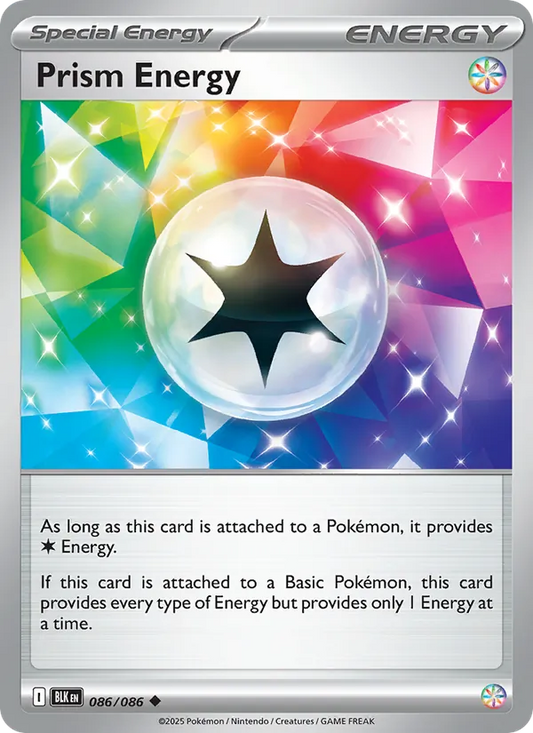 Prism Energy Normal 086/86 Black Bolt Pokémon Card