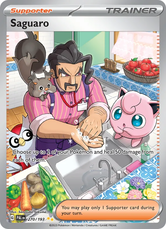 Saguaro Holo 270/193 Paldea Evolved Pokémon Card