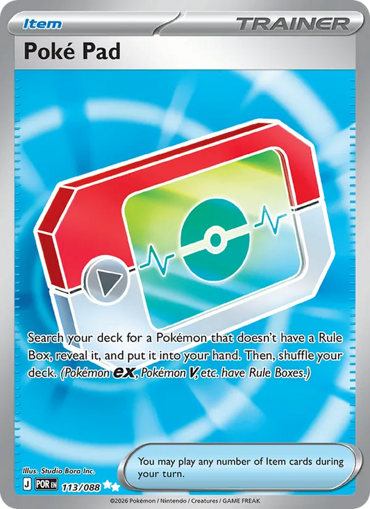 Poké Pad Holo 113/88 Perfect Order Pokémon Card