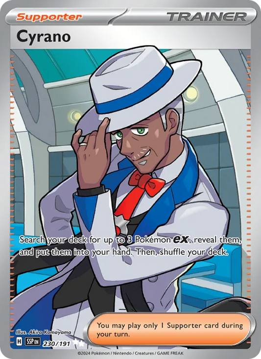 Cyrano Holo 230/191 Surging Sparks Pokémon Card