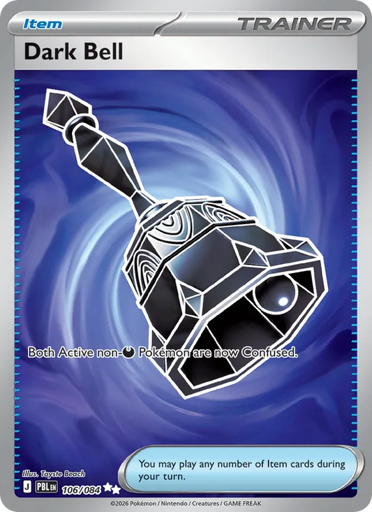 Dark Bell Holo 106/84 Pitch Black Pokémon Card