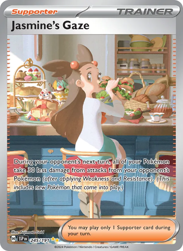 Jasmine's Gaze Holo 245/191 Surging Sparks Pokémon Card