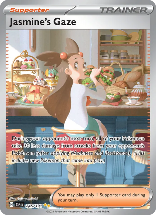 Jasmine's Gaze Holo 245/191 Surging Sparks Pokémon Card
