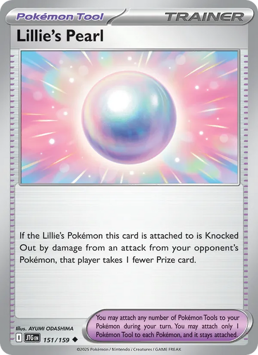 Lillie's Pearl Normal 151/159 Journey Together Pokémon Card