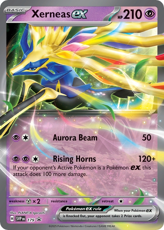 Xerneas ex Holo 179/225 SVP Black Star Promos Pokémon Card