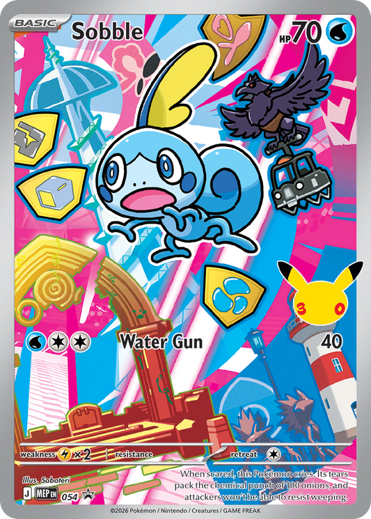Sobble Holo 054/0 MEP Black Star Promos Pokémon Card