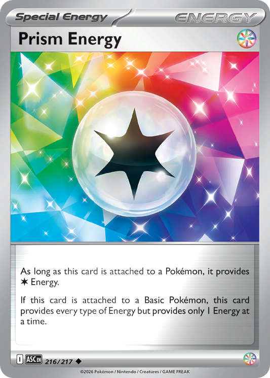 Prism Energy Reverse 216/217 Ascended Heroes Pokémon Card