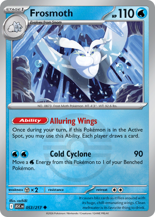 Frosmoth Reverse 053/217 Ascended Heroes Pokémon Card