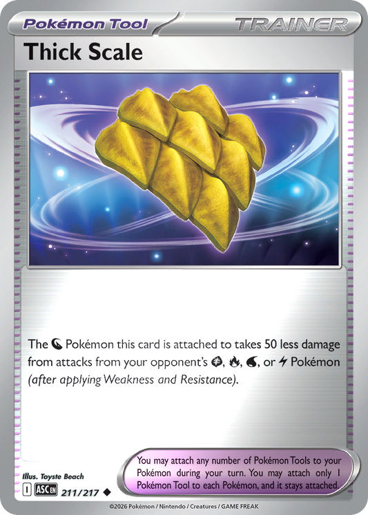 Thick Scale Reverse 211/217 Ascended Heroes Pokémon Card