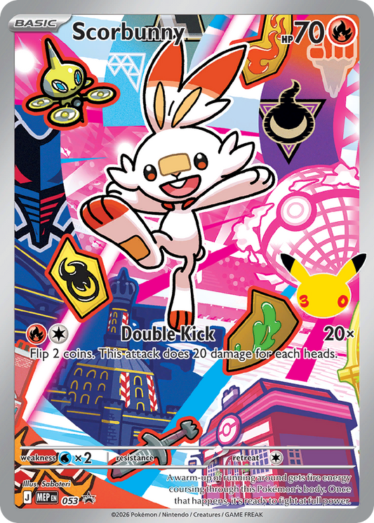 Scorbunny Holo 053/0 MEP Black Star Promos Pokémon Card