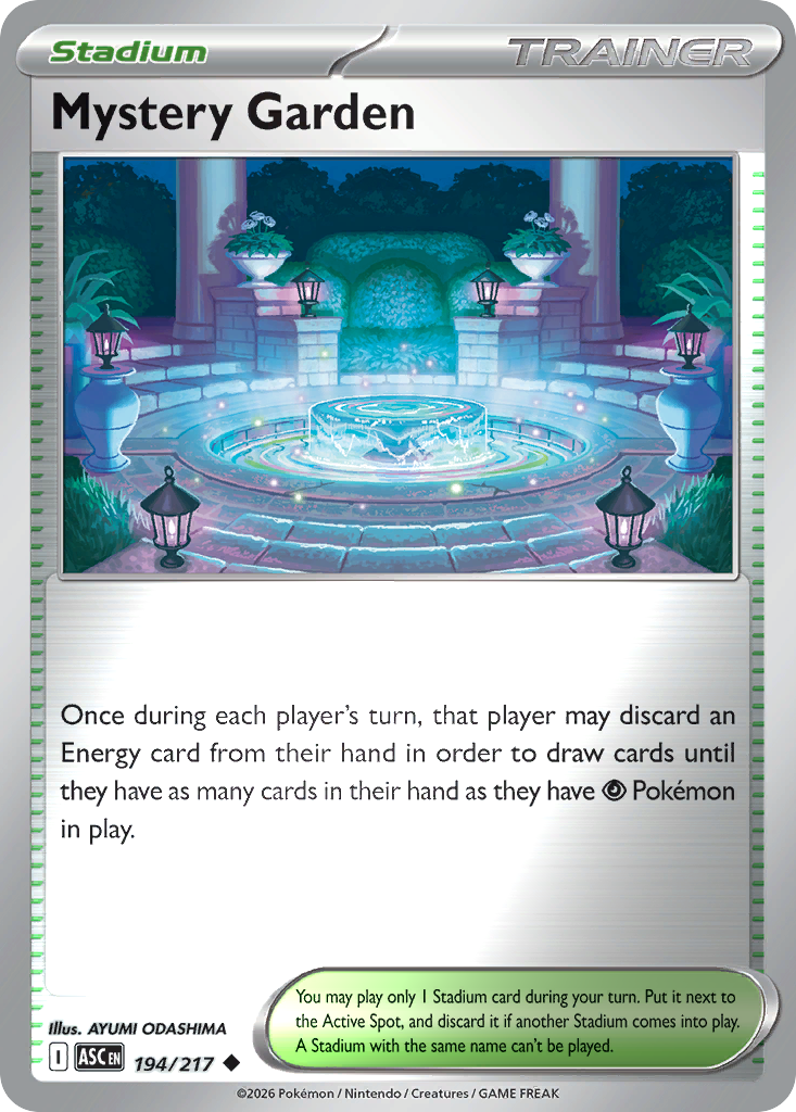 Mystery Garden Reverse 194/217 Ascended Heroes Pokémon Card