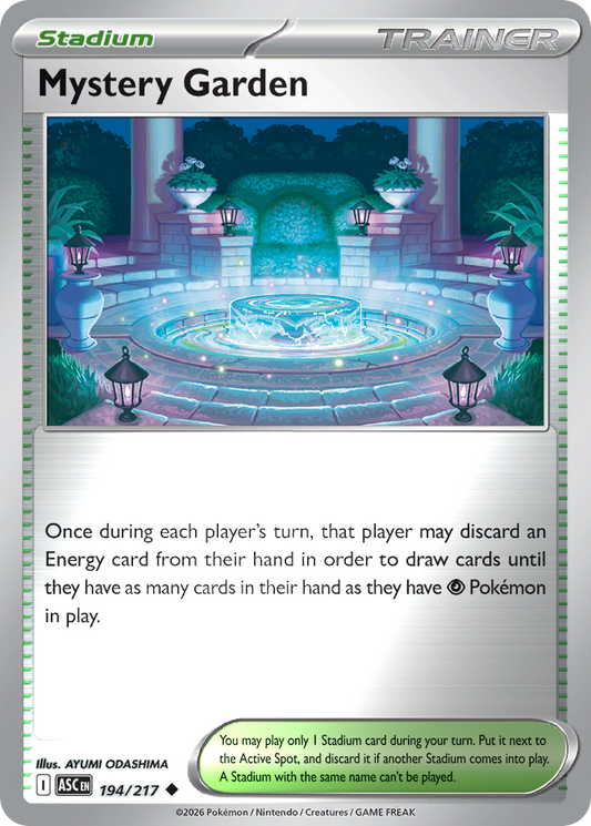 Mystery Garden Reverse 194/217 Ascended Heroes Pokémon Card