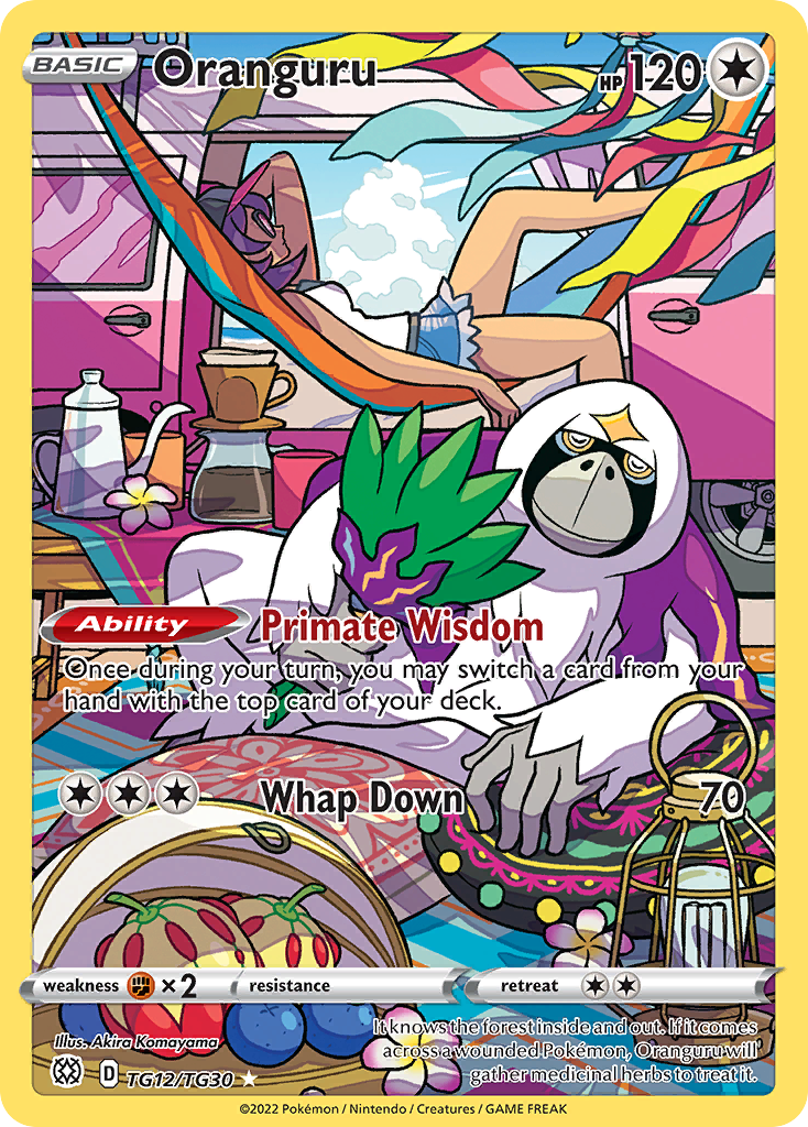 Oranguru Holo 012/30 Brilliant Stars Trainer Gallery Pokémon Card