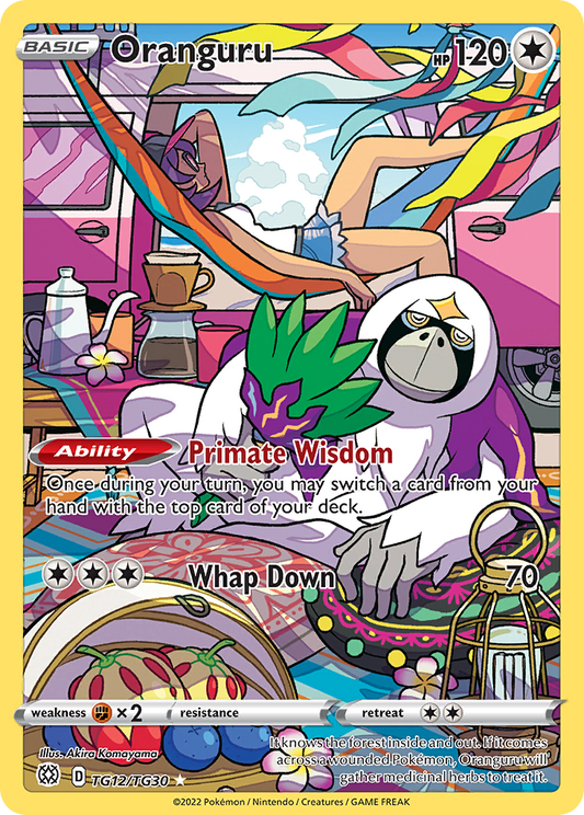 Oranguru Holo 012/30 Brilliant Stars Trainer Gallery Pokémon Card