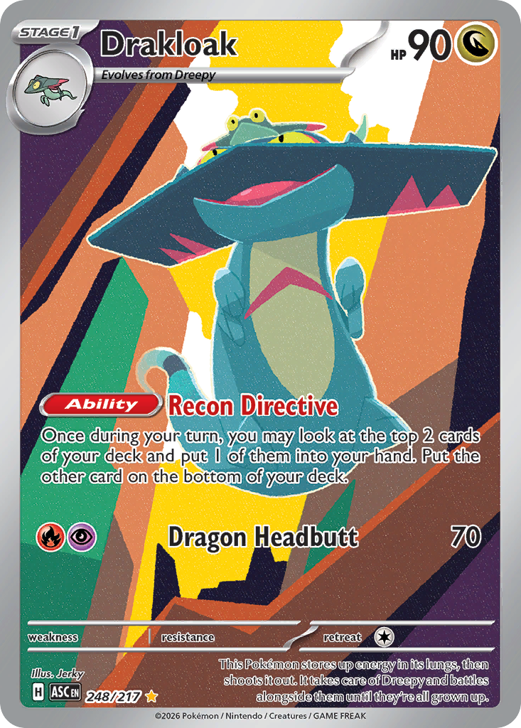 Drakloak Holofoil 248/217 Ascended Heroes Pokémon Card