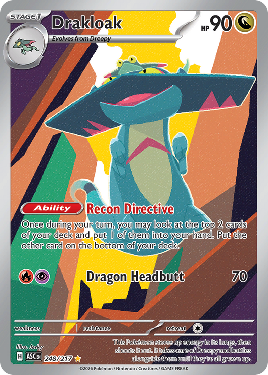 Drakloak Holofoil 248/217 Ascended Heroes Pokémon Card