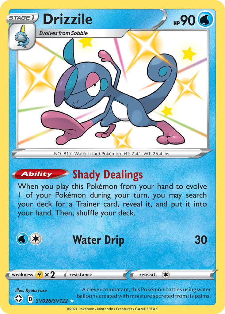 Drizzile Holo 026/122 Shining Fates Shiny Vault Pokémon Card