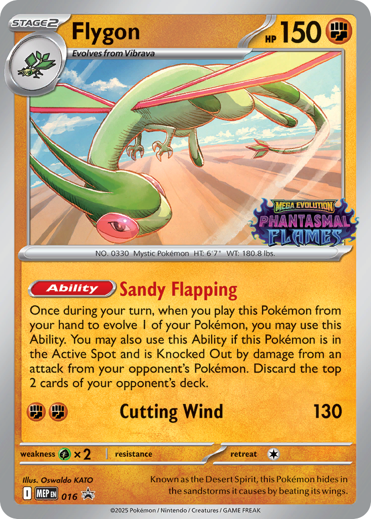 Flygon Holo 016/0 MEP Black Star Promos Pokémon Card