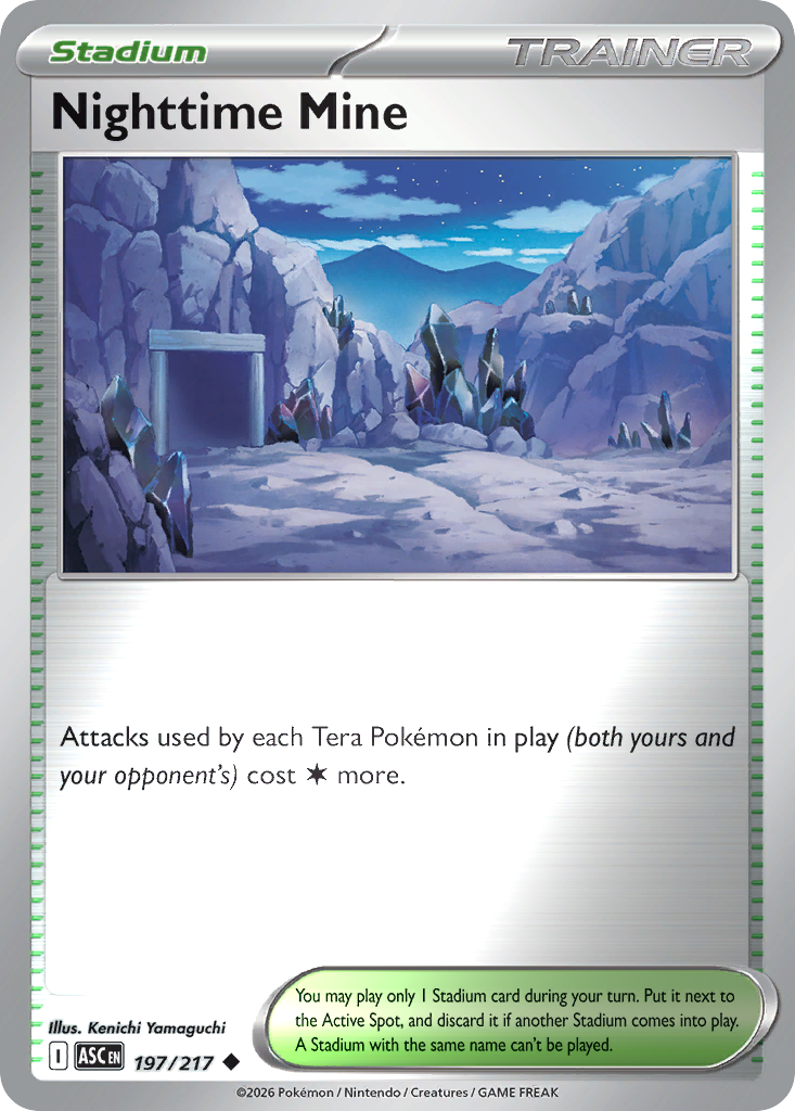 Nighttime Mine Reverse 197/217 Ascended Heroes Pokémon Card