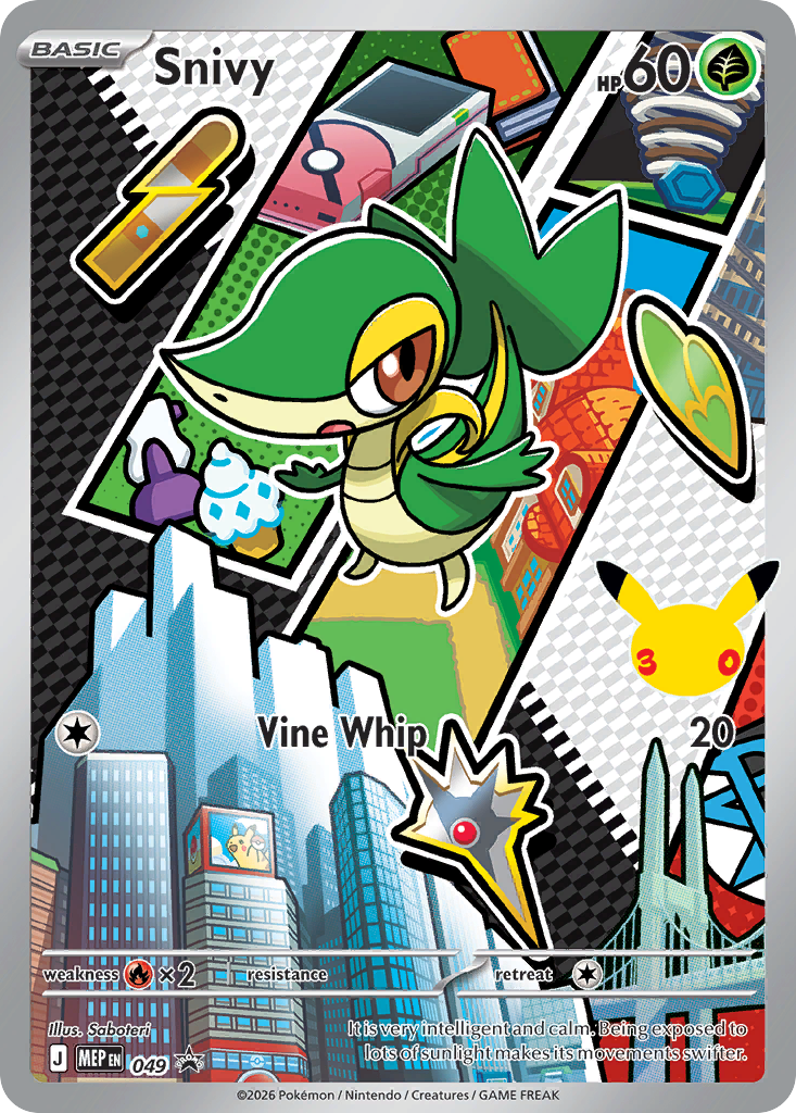 Snivy Holo 049/0 MEP Black Star Promos Pokémon Card