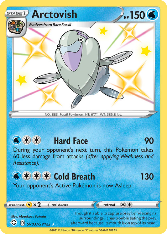 Arctovish Holo 037/122 Shining Fates Shiny Vault Pokémon Card