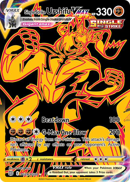 Single Strike Urshifu VMAX Holo 029/30 Brilliant Stars Trainer Gallery Pokémon Card