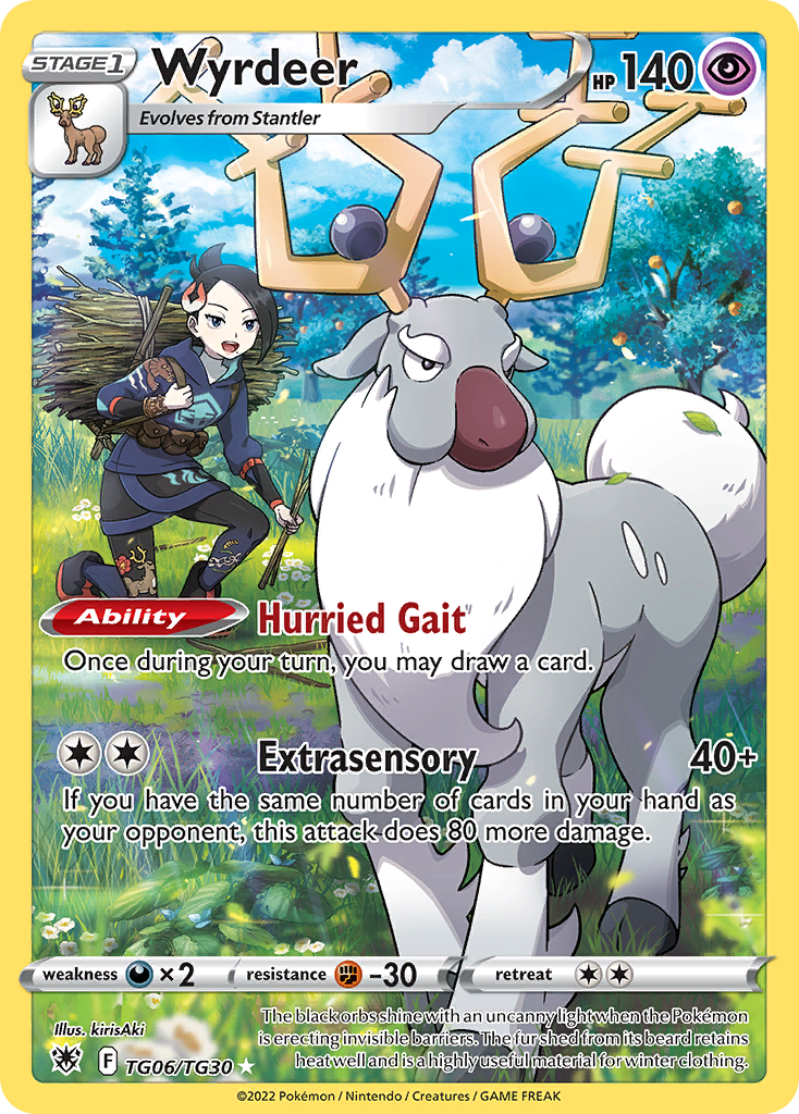 Wyrdeer Holo 006/30 Astral Radiance Trainer Gallery Pokémon Card