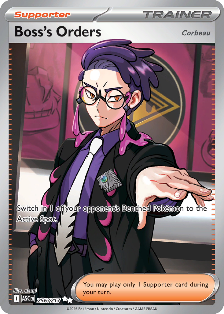 Boss's Orders Holofoil 256/217 Ascended Heroes Pokémon Card